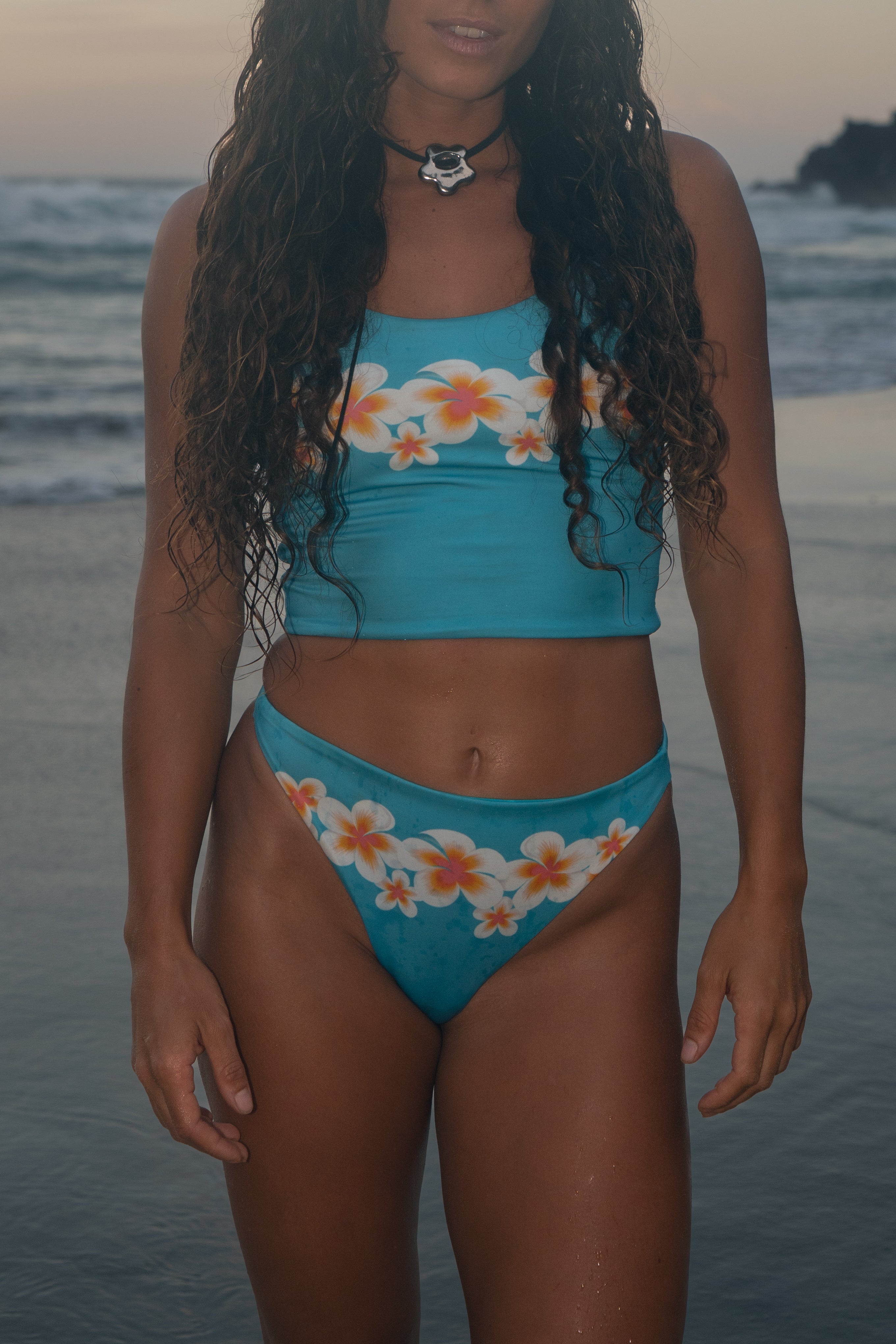 MAITY - REVERSIBLE TANKINI BLUE SET